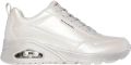 Skechers Sneakers UNO-GALACTIC GAL Vrijetijdsschoen sleehak sneaker veterschoen met Skech Air uitrusting - Wit