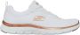 Skechers Sport GRACEFUL GET CONNECTED Sneakers Damesschoenen Wit Goud - Thumbnail 2