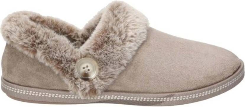 Skechers Gezellige Kampvuur Pantoffels Beige Dames