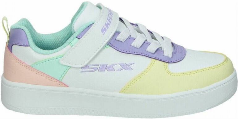 Skechers sneakers wit pastel Meisjes Imitatieleer Meerkleurig 32 - Foto 11