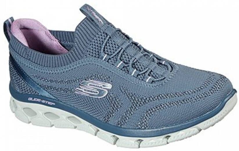 Skechers Glide Sneakers Blauw Dames