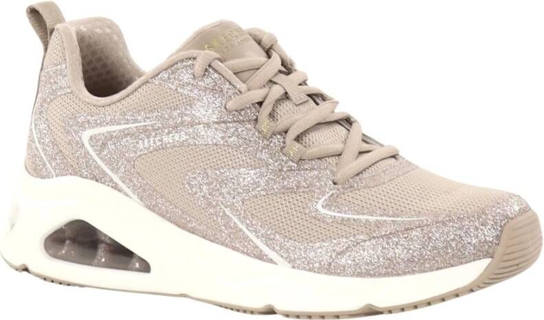 Skechers Tres Air Uno Glit Airy Sneakers Taupe