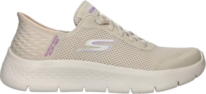 Skechers Go Walk Flex-Grand Entry Slip-Ins instapper Beige Dames
