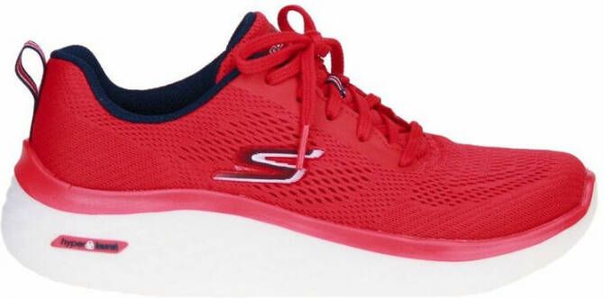 Skechers Go Walk Hyper Burst Sneaker Rood Dames