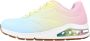 Skechers Sneakers UNO 2 OMBRE AWAY in heldere kleurcombinatie vrijetijdsschoen lage schoen veterschoen - Thumbnail 4