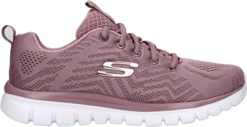 Skechers Graceful Get Connected Hardloopschoenen Pink Dames