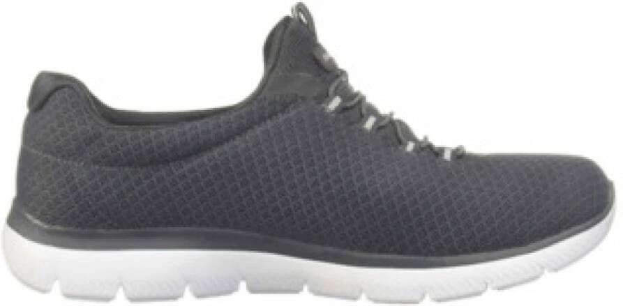 Skechers Grijze Damessneakers Textielmateriaal