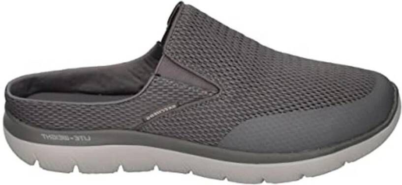 Skechers Grijze heren slippers