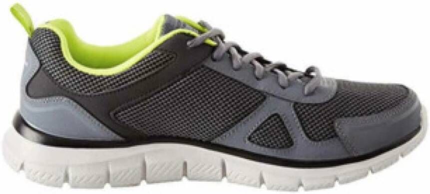 Skechers Grijze Heren Veterschoenen