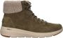Skechers Groene Comfortabele Veterschoen met Aircooled GogaMat Binnenzool Groen Dames - Thumbnail 3