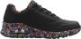 Skechers Sneakers met sleehak UNO-LOVING LOVE Vrijetijdsschoen lage schoen veterschoen met coole graffiti-print - Thumbnail 3