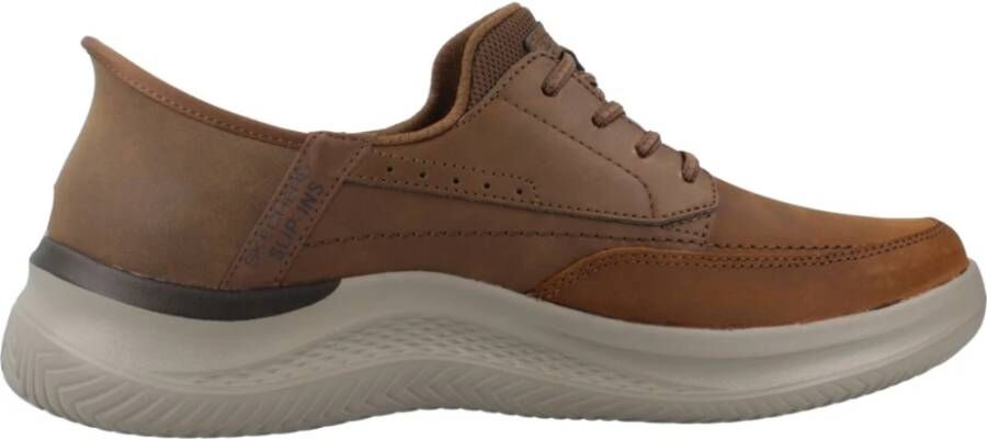 Skechers Hasting Rory Heren Instappers Kastanjebruin - Foto 4