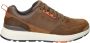 Skechers Lace Up Leather Sneaker Slippers Brown Heren - Thumbnail 1