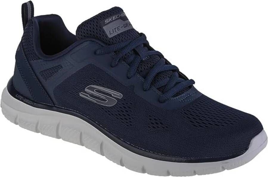 Skechers Stijlvolle Track Sneakers voor Mannen Blue Heren