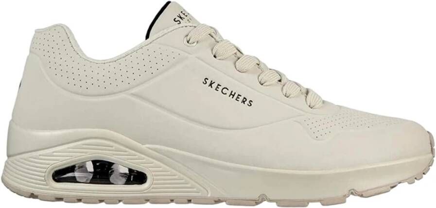 Skechers Heren Uno-Stand On Air Sneakers Beige - Foto 2