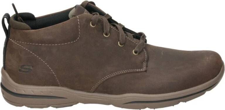 Skechers Heren Schoenen Relax Fit Harper Brown Heren