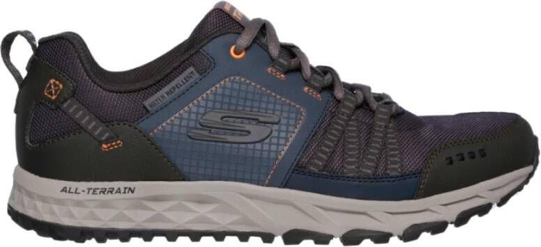 Skechers Herenschoenen voor wandelen Escape Plan 51591 Vor Gray Grijs Heren