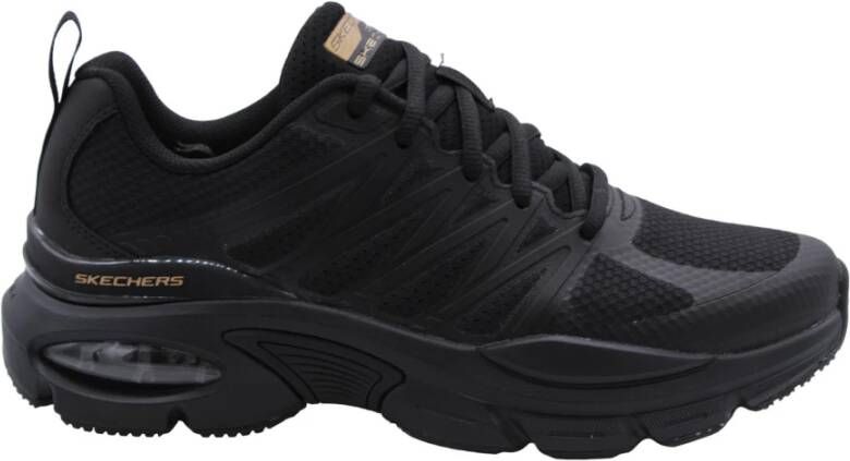 Skechers Skech-Air Ventura Revell 232657-BBK Mannen Zwart Sneakers Sportschoenen - Foto 4
