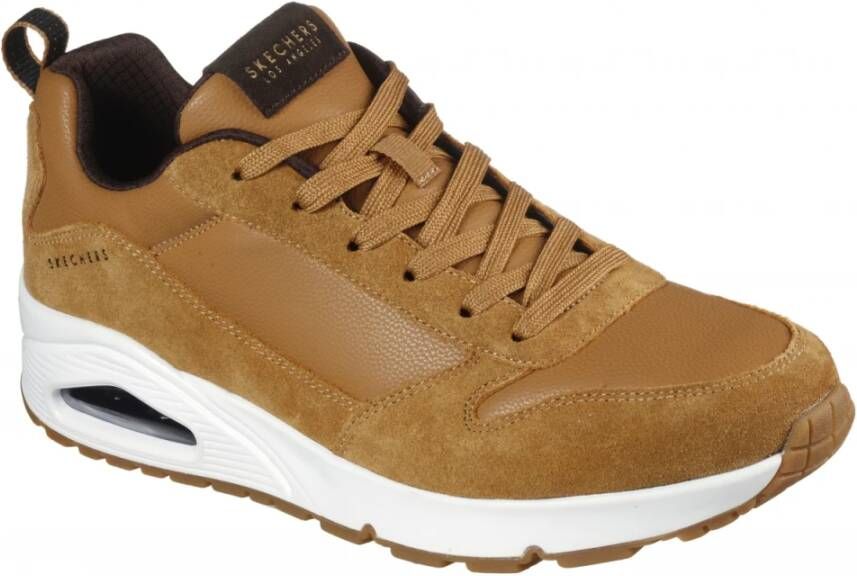Skechers Sneakers Uno Stacre met luchtkamerzool vrijetijdsschoen lage schoen veterschoen - Foto 11