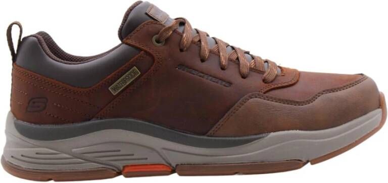 Skechers Relaxed Fit Benago Hombre Waterproof Sneakers Bruin