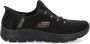 Skechers Slip-on sneakers SUMMITS-CLASSY NIGHT Slippers vrijetijdsschoen met comfortabele hielkussenfunctie - Thumbnail 2