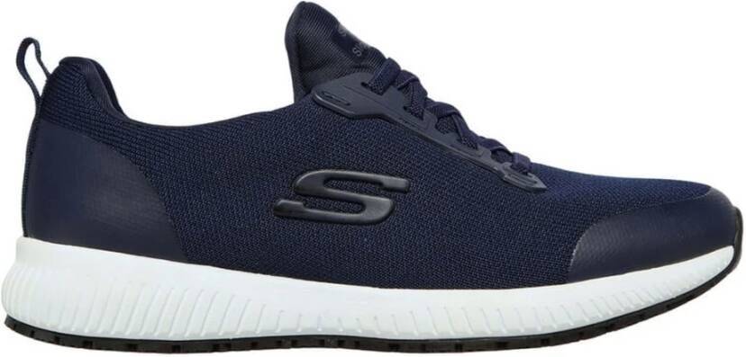 Skechers Werkschoenen SQUAD SR sneakers voor horeca & zorg met gepolsterde schacht