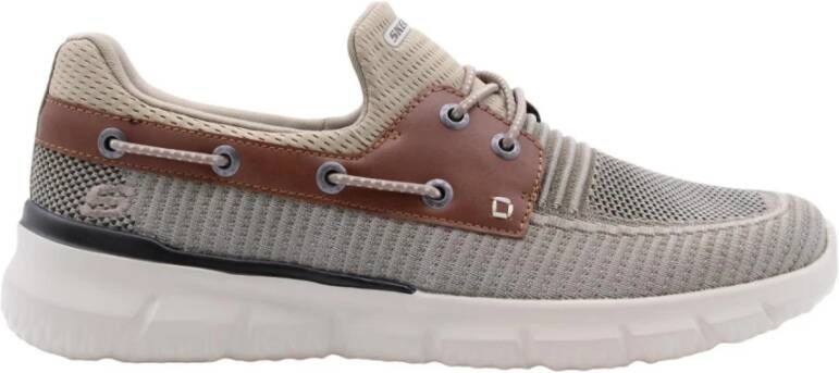 Skechers Klassieke Saki Mocassin Schoenen Gray Heren