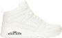 Skechers Klassieke Uno Veterschoen met Air-Cooled Memory Foam Wit Dames - Thumbnail 3