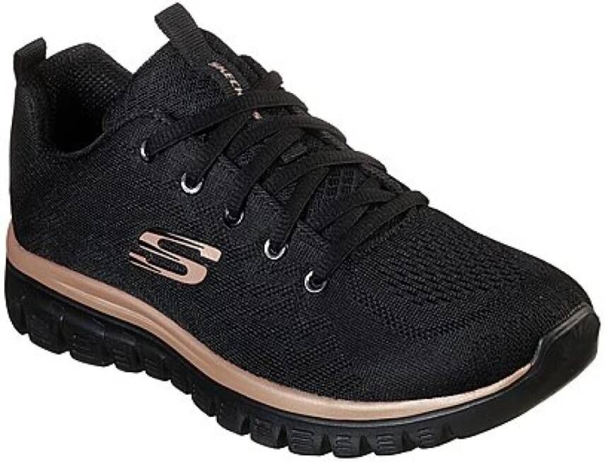 Skechers Krijg verbonden sneakers Zwart Dames