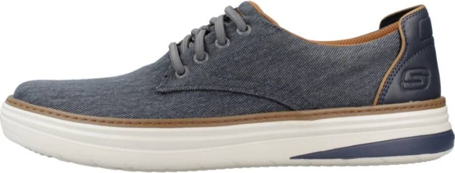 Skechers Laced Shoes Blue Heren
