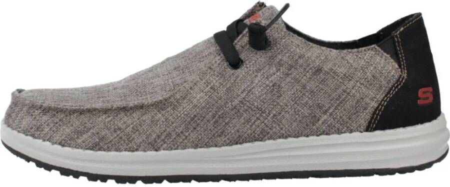 Skechers Laced Shoes Gray Heren