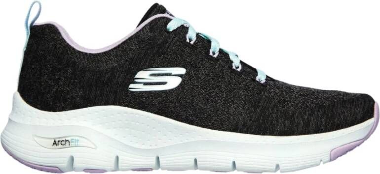 Skechers Lage Sneakers Black Dames