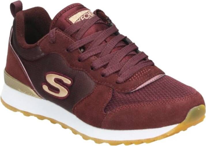 Skechers Lage Top Sneaker Rood Dames