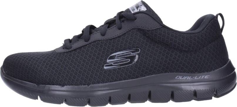 Skechers Lage Top Sportschoenen Zwart Heren
