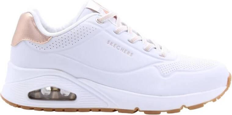 Skechers Witte Moderne Damessneaker White Dames