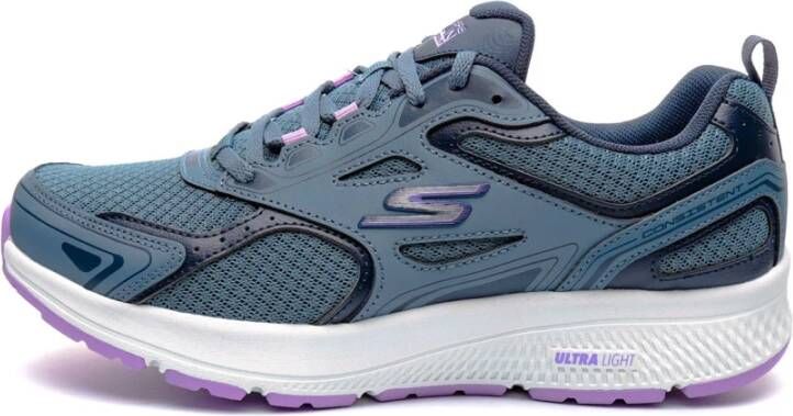 Skechers Lichtgewicht Gepolsterde Trainer voor Diverse Workouts Blue Dames