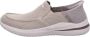 Skechers Hands Free Slip-Ins Delson 3.0 Cabrino VEGAN instapper Heren Taupe - Thumbnail 3
