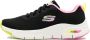 Skechers Uno Sneakers Liefdevolle Liefde Zwart Dames - Thumbnail 1