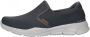 Skechers Equalizer 4.0 Persisting Heren Instappers Charcoal Orange - Thumbnail 1