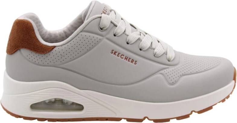 Skechers Uno Suited On Air Heren Sneakers Naturel - Foto 3