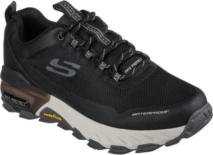 Skechers Max Protect Fast Track Waterdichte Sneaker Black Heren