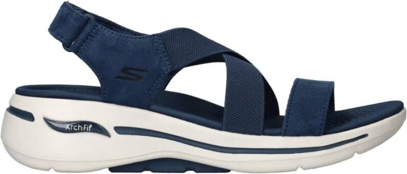 Skechers Memoryfoam Arch Fit Sandal Blue Dames