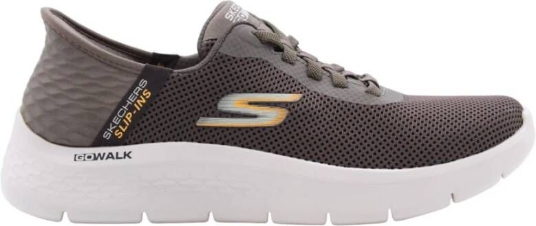 Skechers Slip-ins Go Walk Flex Hands Up Heren Instappers Bruin - Foto 5