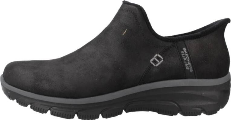 Skechers Moderne Easy Going Flats Black Dames