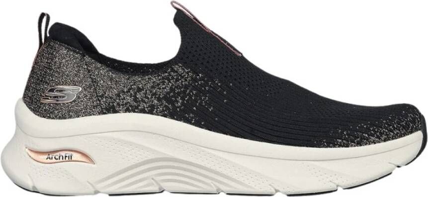 Skechers Moderne Slip-On Arch Support Sneakers Black Dames