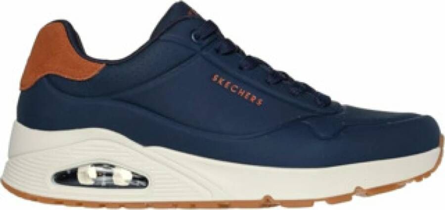 Skechers Sneakers UNO-SUITED ON AIR vrijetijdsschoen lage schoen veterschoen met modieuze sleehak - Foto 7