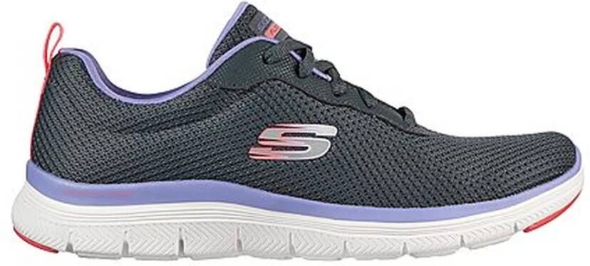 Skechers Paarse Damessneaker 149303 Zwart Dames