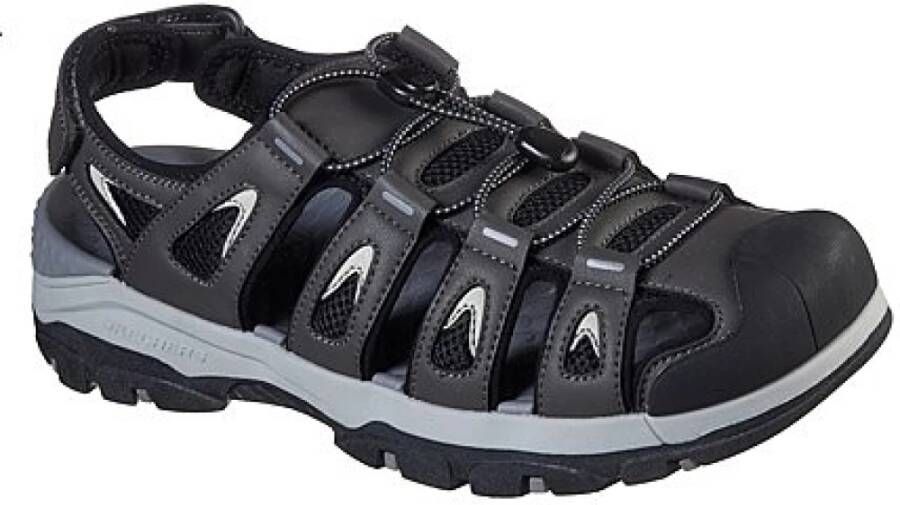 Skechers Platte Sandalen voor Mannen Grijs Heren