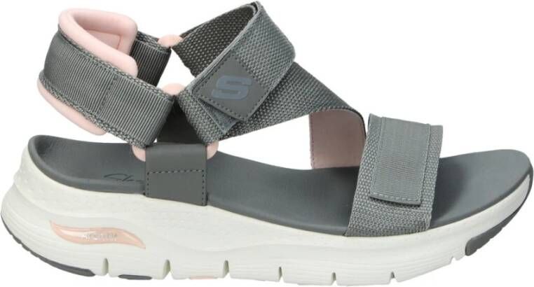 Skechers Pop retro sandalen Grijs Dames