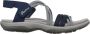 Skechers Blauwe Platte Sandalen voor Dames Reggae Slim Blauw Dames - Thumbnail 1